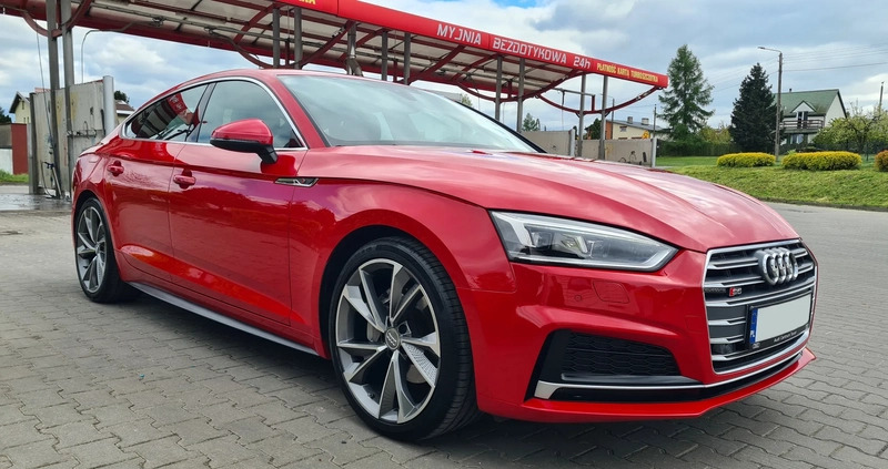 Audi A5 cena 133500 przebieg: 69000, rok produkcji 2017 z Lipno małe 596